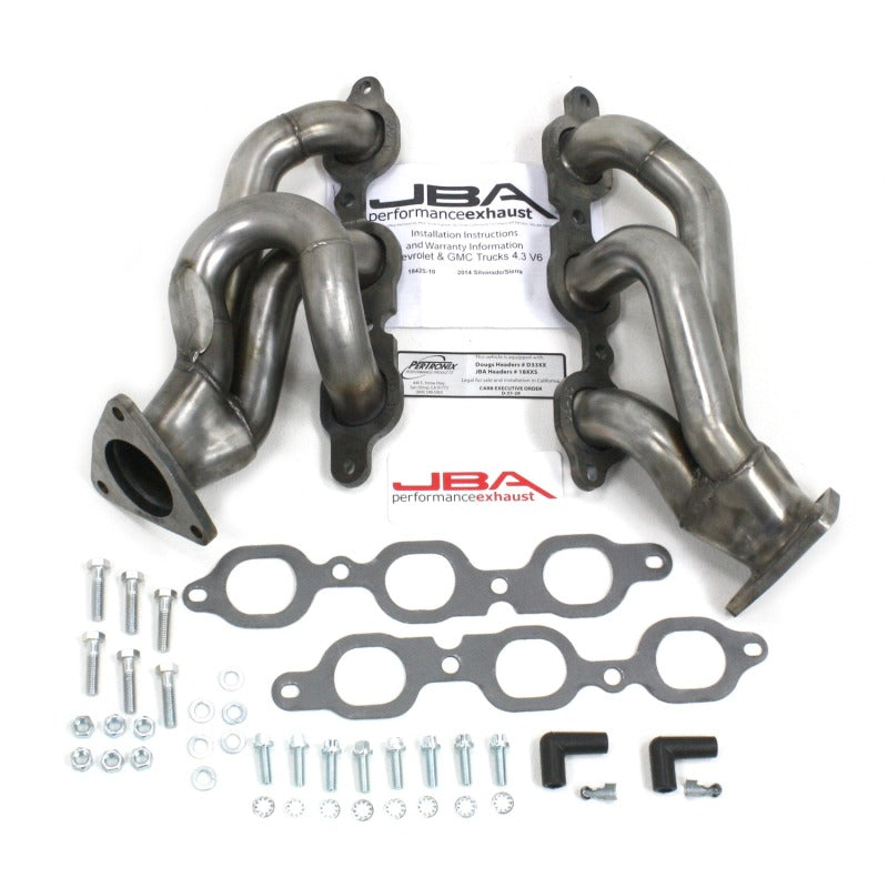 JBA 14-20 GM Truck 4.3L V6 1-5/8in Primary Raw 409SS Cat4Ward Header 1842S-10