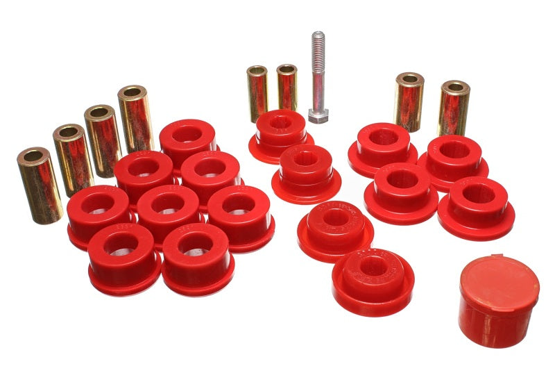 Energy Suspension Control Arm Bushings - Front - Red 2.3108R