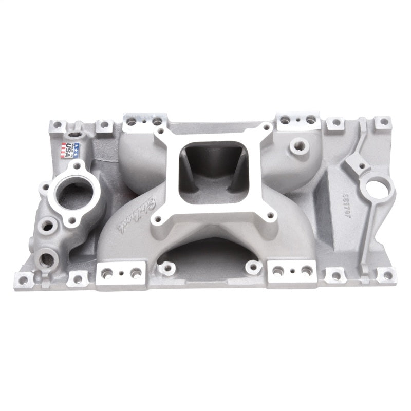 Edelbrock Manifold SBC Victor E-Tec EFI Satin 29145
