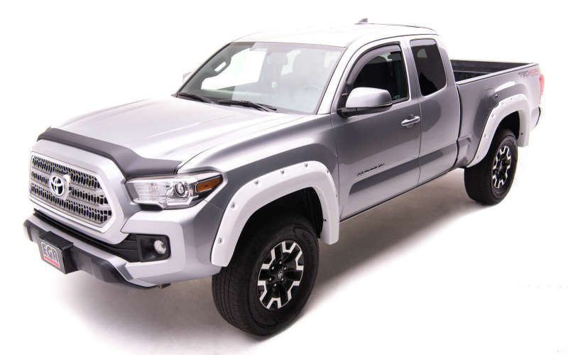 EGR 16+ Toyota Tacoma w/Mudflap Bolt-On Look Color Match Fender Flares - Set - Super White 795084-040