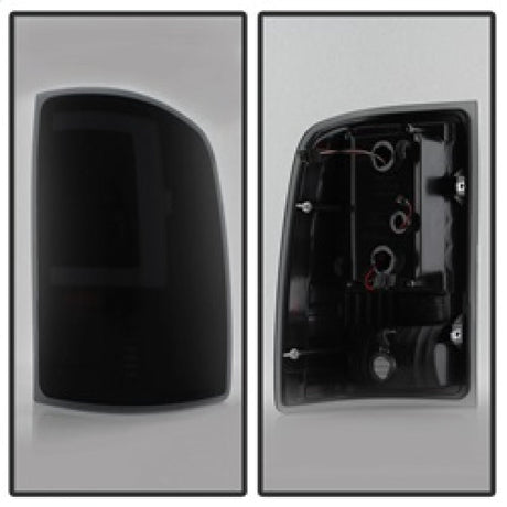 xTune 07-13 GMC Sierra 1500 LED Tail Lights - Black Smoke (ALT-ON-GS07-G2-LED-BSM) 9038518