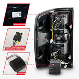 ANZO 15-19 Chevrolet Silverado 2500 HD/3500 HD LED Taillight w/ Sequential Black Housing/Smoke Lens 311451