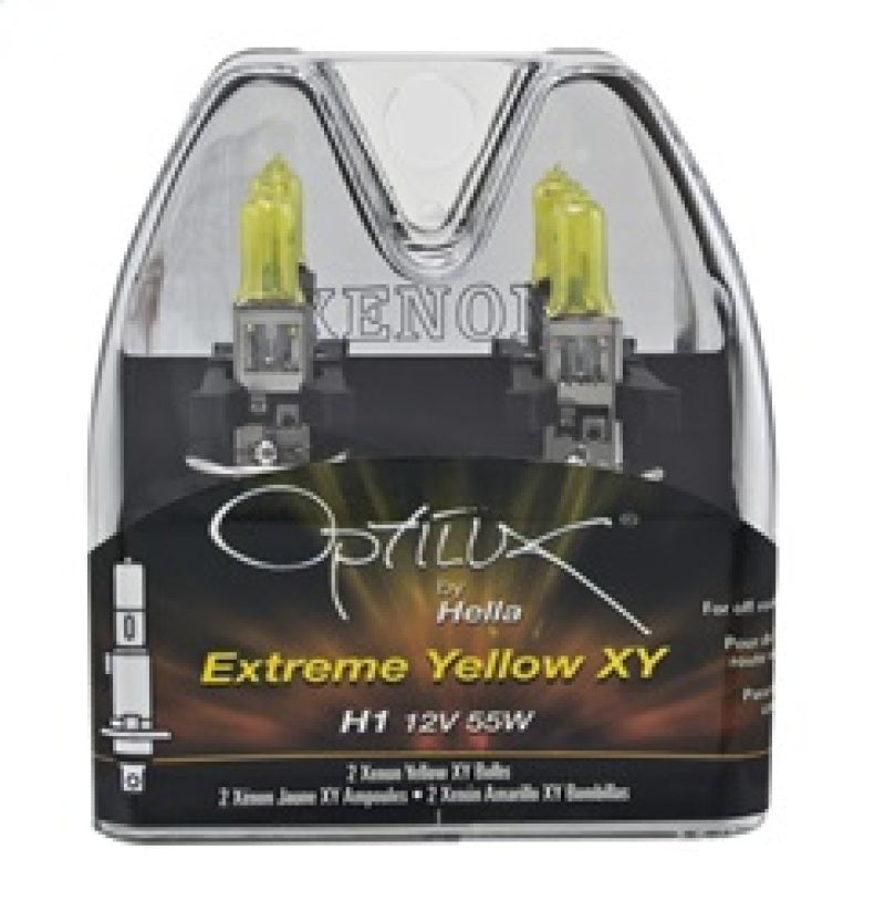 Hella Optilux H1 12V/55W XY Yellow Bulb LAH71070642