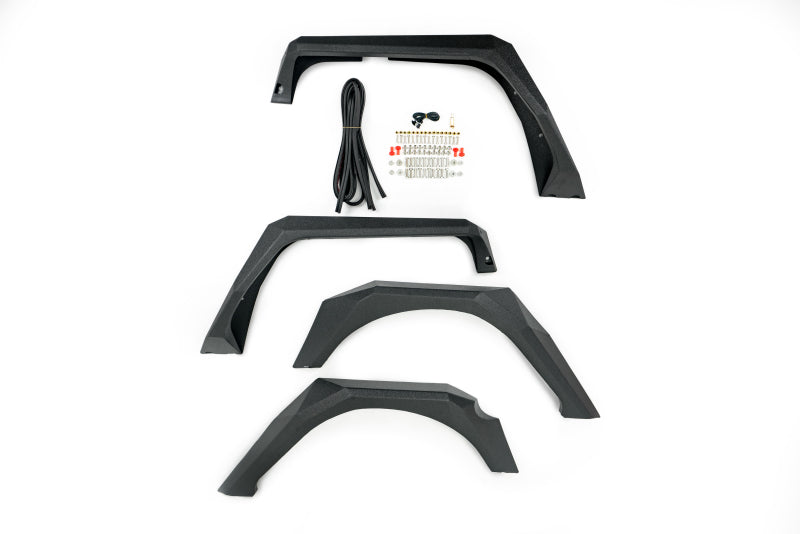 DV8 Offroad 2007-2018 Jeep Wrangler Armor Fenders FENDB-09