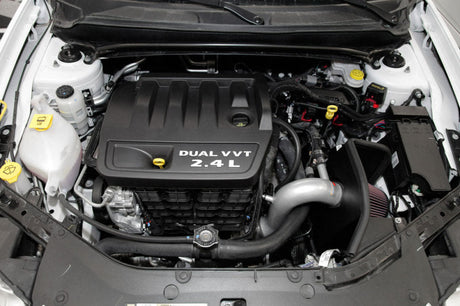 K&N 69 Series Typhoon Performance 13 Chrysler/Dodge 200/Avenger 2.4L Silver Cold Air Intake Kit 69-2549TS