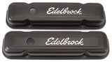 Edelbrock Valve Cover Signature Series Pontiac 1962-1979 301-455 CI V8 Low Black 4453
