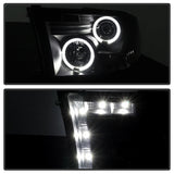 Spyder Dodge Ram 1500 09-14 Projector Headlights Halogen- LED Halo LED - Blk Smke PRO-YD-DR09-HL-BSM 5078407