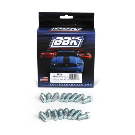 BBK Ford SBF 302 351W Exhaust Header Bolt Kit - 3/8-16 0.75in (16) 1577
