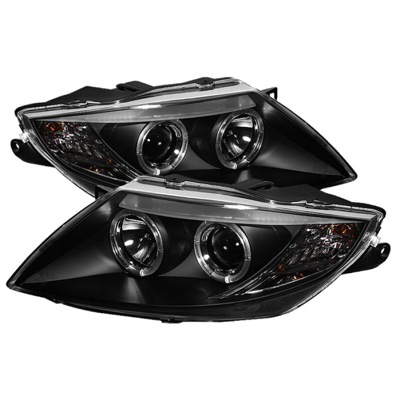 Spyder BMW Z4 03-08 Projector Headlights Halogen Model Only - LED Halo Black PRO-YD-BMWZ403-HL-BK 5029072