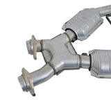 BBK 96-98 Mustang 4.6 GT High Flow X Pipe With Catalytic Converters - 2-1/2 1666
