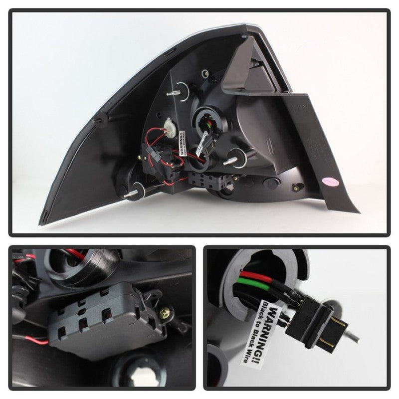 Spyder Chevy Impala 2006-2013 LED Tail Lights Black ALT-YD-CHIP06-LED-BK 5076380