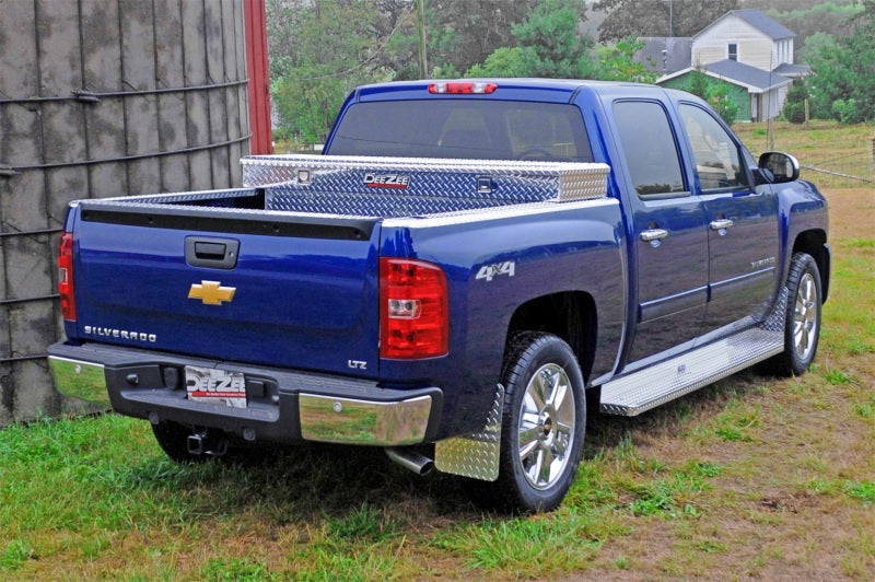 Deezee Universal Tool Box - Red Crossover - Single Lid BT Alum Full Size DZ 8170