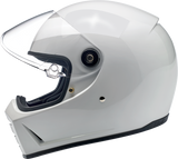 BILTWELL Lane Splitter Helmet - Gloss White - Small 1004-104-102