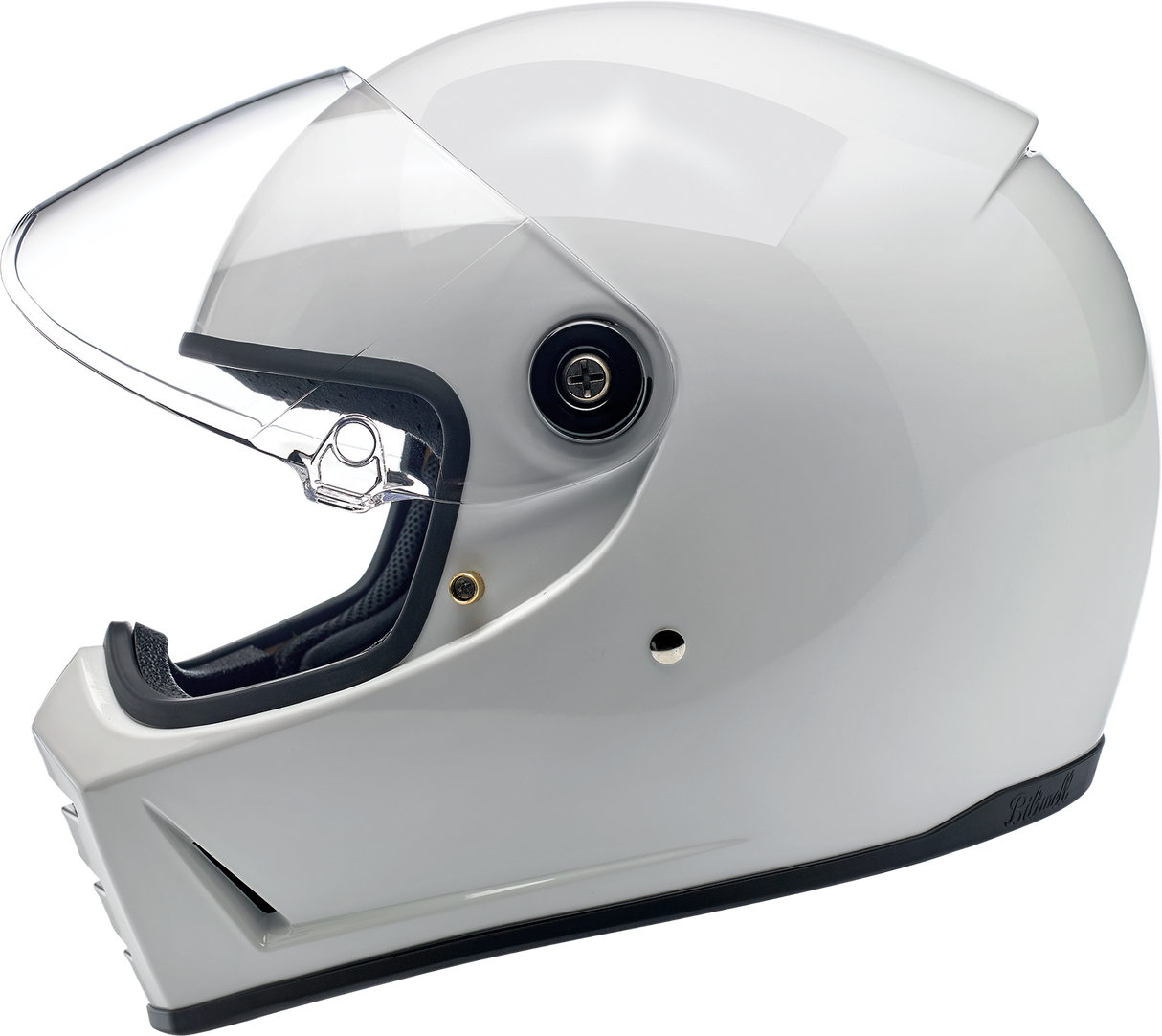 BILTWELL Lane Splitter Helmet - Gloss White - Large 1004-104-104