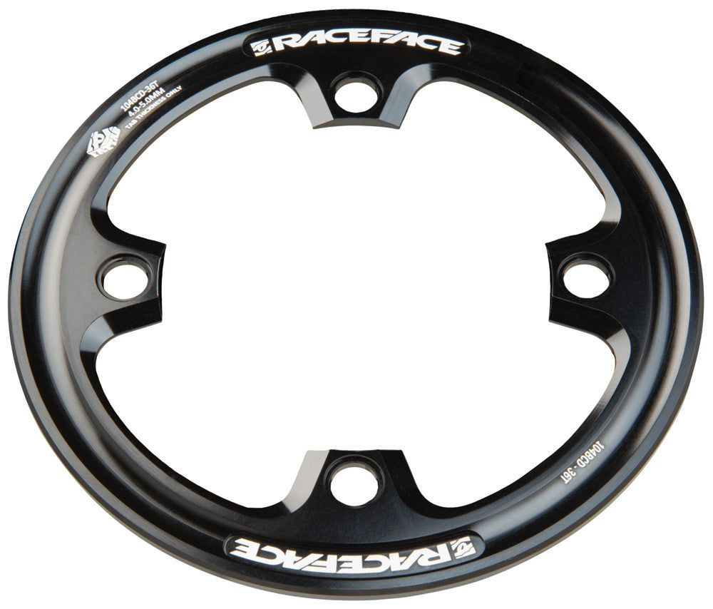 RACE FACE Light Bash Guard Regular Black 36t RRB36BLK