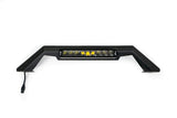 DV8 Offroad Bull Bar Add-On For DV8 Ford Bronco Bumpers - Fits 13in Elite Series Light Bar LBUN-01
