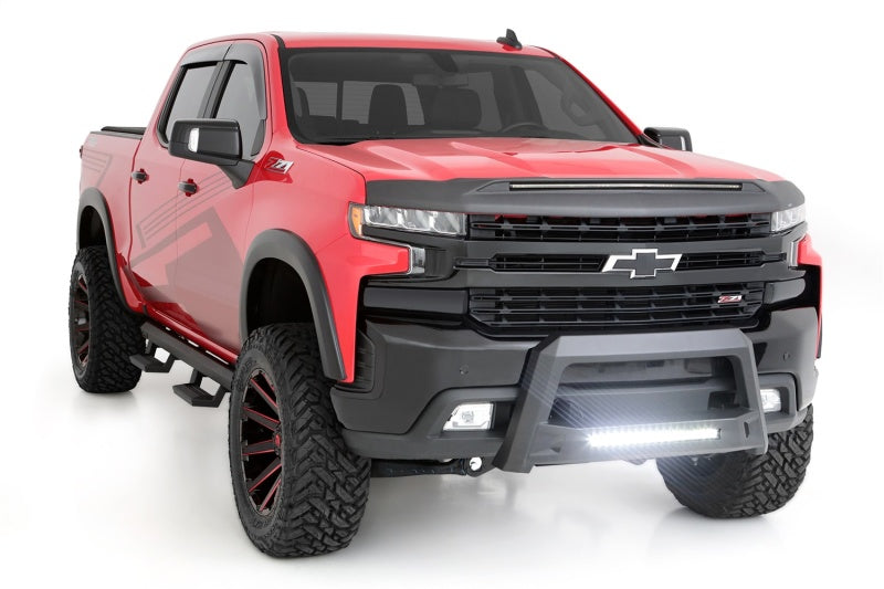 Lund 19-22 Chevrolet/GMC Silverado/Sierra 1500 Revolution Bull Bar - Black 86521217