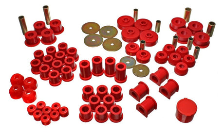 Energy Suspension 79-85 Toyota 4WD Pickup (Except T-100 & Tundra)  Red Hyper-Flex Master Bushing Set 8.18102R