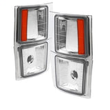 Xtune Chevy Suburban 94-98 4 pcs Corner Lights Chrome CCL-JH-CCK88-E-AM 5064424