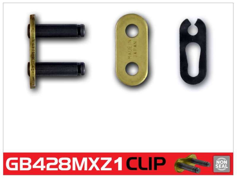 RK Chain GB428MXZ1-CLIP - Gold GB428MXZ1-CL