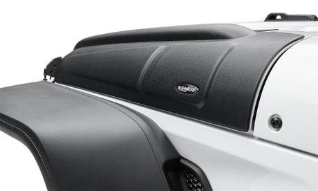 Bushwacker 18-22 Jeep Wrangler 2/4dr / 20-22 Jeep Gladiator Trail Armor Hood Armor (3pc) - Tex. Blk 14131