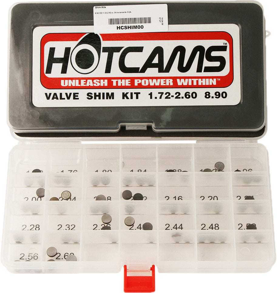 HOT CAMS Valve Shim Kit 69pc Ktm HCSHIM00