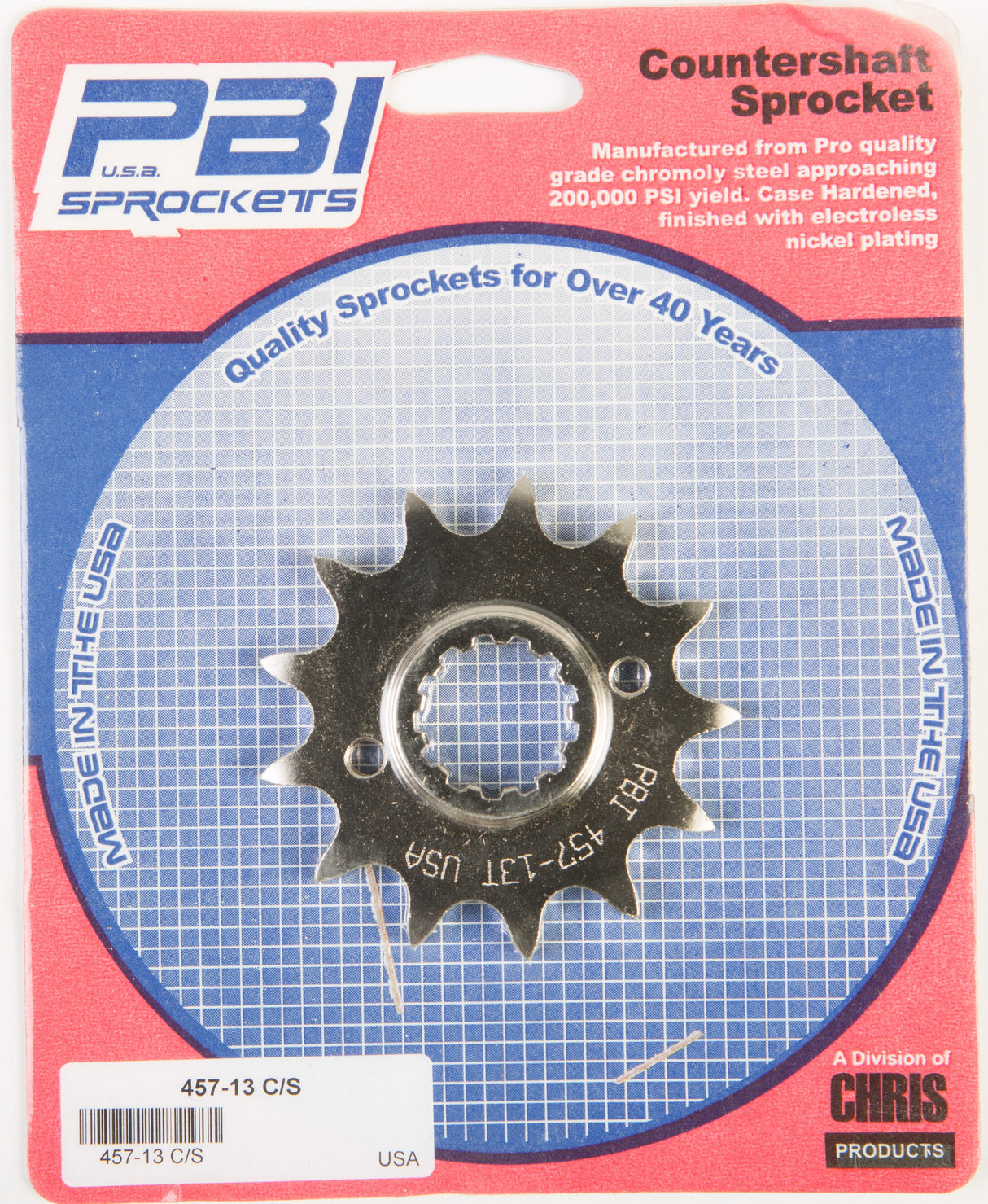 PBIFront Cs Sprocket Steel 13t-520 Kaw/Suz457-13