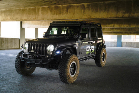 DV8 Offroad 2018+ Jeep Wrangler JLO A Pillar Dual Light Pod Mounts LBJL-11