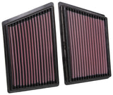 K&N 19 Porsche 911 3.0L H6 F/I Drop In Replacement Air Filter 33-3153