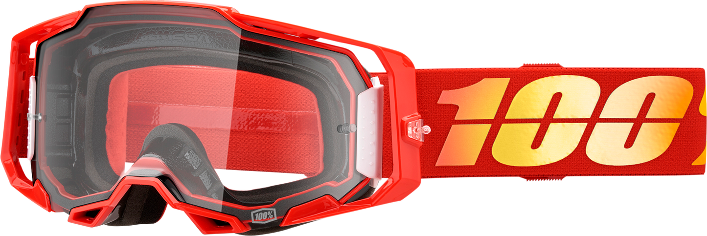 100% Armega Goggles - Nuketown - Clear 50004-00020