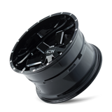 ION Type 141 17x9 / 6x135 BP / 18mm Offset / 106mm Hub Gloss Black Milled Wheel 141-7937M18