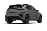 Rally Armor 2022 Hyundai Kona N Black UR Mud Flap w/ Grey Logo MF83-UR-BLK-GRY