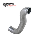 Diamond Eye DWNP 4in TB SGL W/ HX40 FLANGE AL DODGE 5.9L 2500/3500 89-93 4X4 ONLY 220105