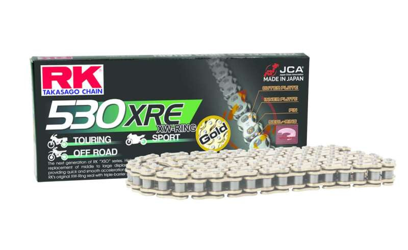 RK Chain GB530XRE-108L XW-Ring - Gold GB530XRE-108