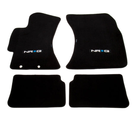 NRG Floor Mats - 2009-2011 Subaru Impreza WRX/STi (NRG Logo) - 4pc. FMR-410NRG