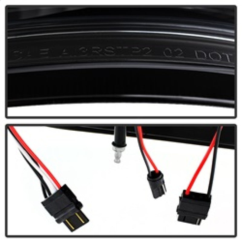 Xtune GMC Sierra 07-13 LED Tail Lights Black ALT-ON-GS07-G2-LED-BK 5081551