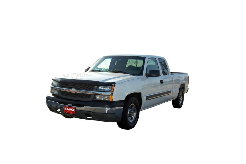 AVS 03-06 Chevy Avalanche (w/o Body Hardware) High Profile Bugflector II Hood Shield - Smoke 25815