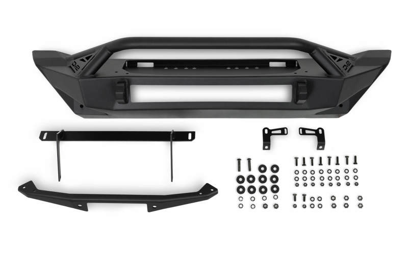 DV8 Offroad 07-23 Jeep Wrangler JK/JL & Gladiator JT FS-1 Series Stubby Front Bumper FBJL-11