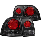 ANZO 1996-1997 Honda Accord Taillights Black 221039