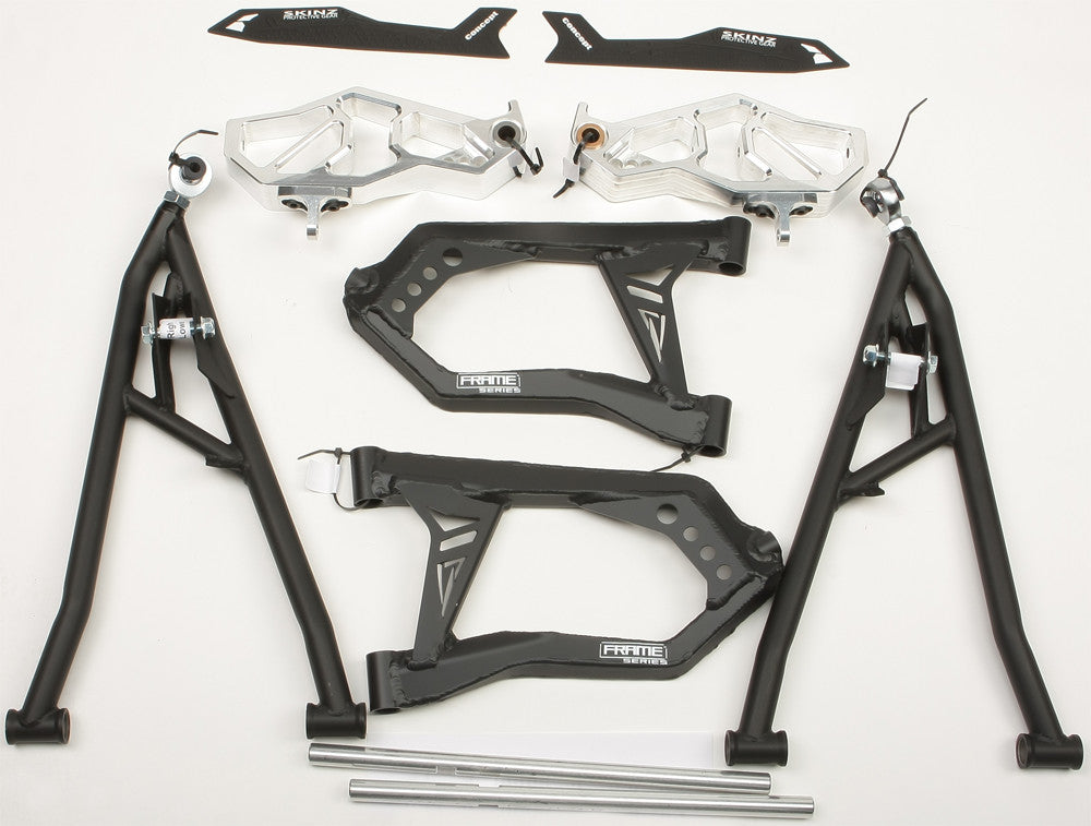 SPG A-Arms W/O Shocks Pol Flat Black Rush 42" S/M PAA250-FBK