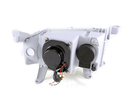 ANZO 2004-2007 Scion Xb Projector Headlights w/ Halo Black G2 121347
