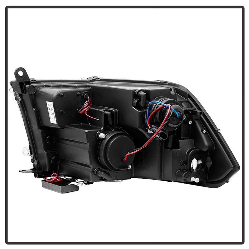 Spyder Dodge Ram 1500 09-14 Projector Headlights Halogen- CCFL Halo LED - Blk PRO-YD-DR09-CCFL-BK 5030320