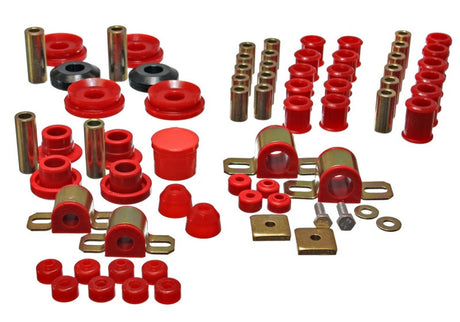 Energy Suspension 95-98 Nissan 240SX (S14) Red Hyper-Flex Master Bushing Set 7.18107R