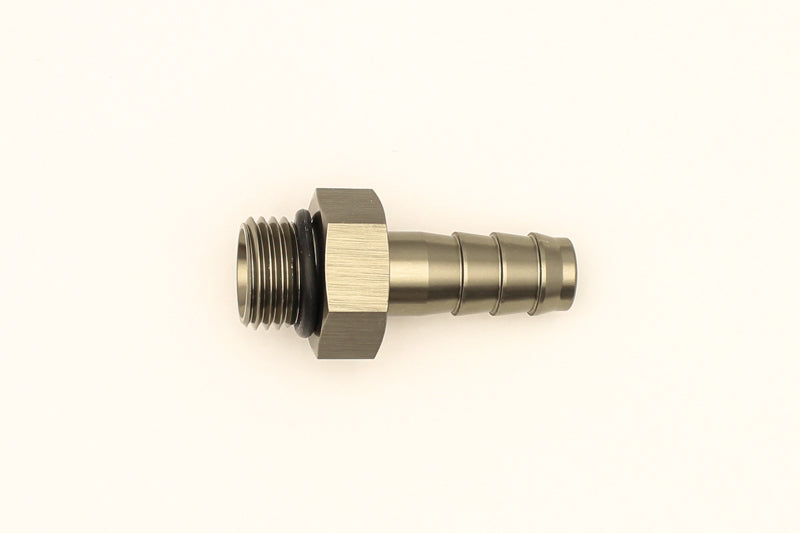 DeatschWerks 6AN ORB Male To 3/8in. Male Triple Barb Fitting (Incl. O-Ring) 06-02-0501
