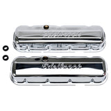 Edelbrock Valve Cover Signature Series Chevrolet 1965 and Later 396-502 V8 Low Chrome 4480