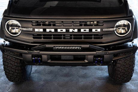 DV8 Offroad 21-22 Ford Bronco Factory Modular Front Bumper Bull Bar LBBR-04