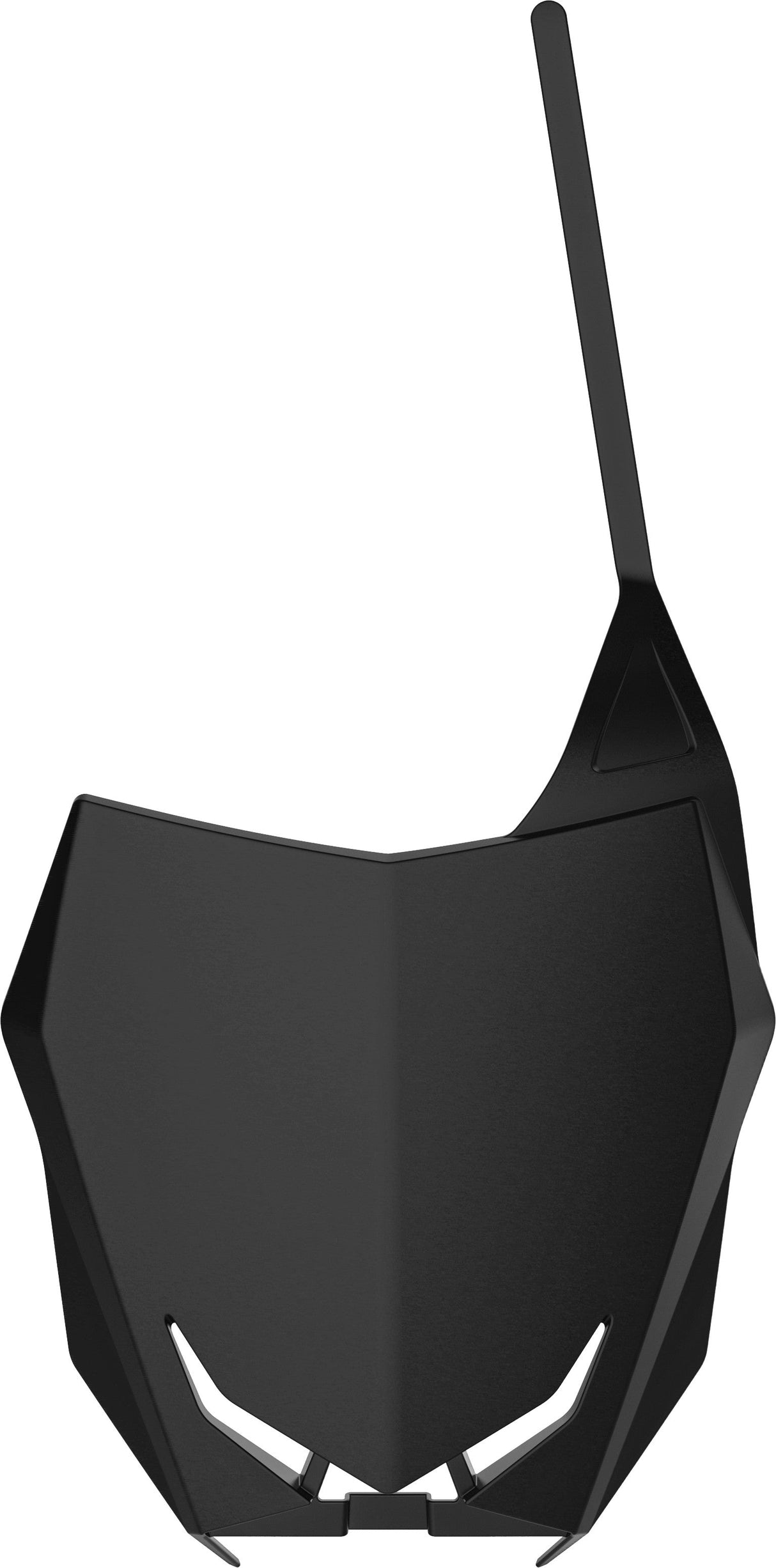 POLISPORT Restyle Front Number Plate Black 8666600002