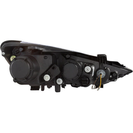 ANZO 2013-2015 Hyundai Genesis Projector Headlights w/ Plank Style Design Black (HID Compatible) 121511
