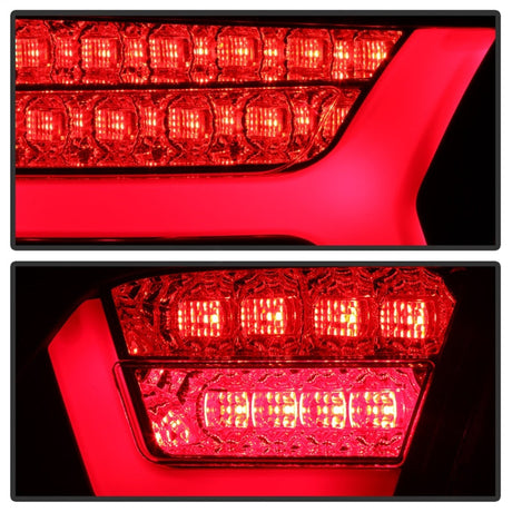 Spyder 09-12 Audi A6 LED Tail Lights - Black (ALT-YD-AA609-LED-BK) 5085160