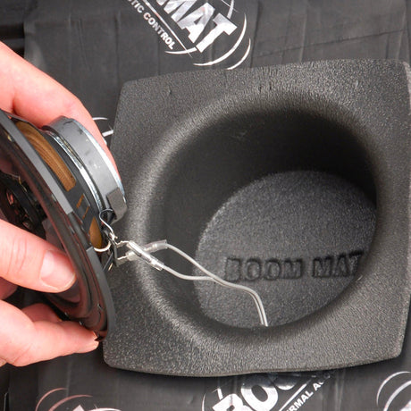 DEI Speaker Baffles 5.25in Round 6.5in Wide 6.5 Height 2.5in Deep Pair 50321